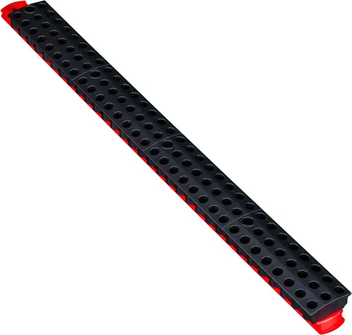 Vista 10 de Ernst Manufacturing Barra de 60 brocas para herramientas con base magnética, almacenamiento y organizador de brocas hexagonales de 1/4 pulgadas