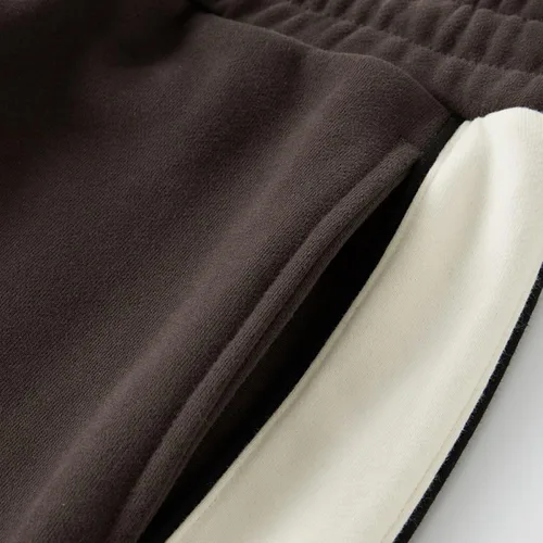 Vista 5 de Pantalones deportivos de gamuza sintética para mujer, pantalones de baile acampanados para hombre