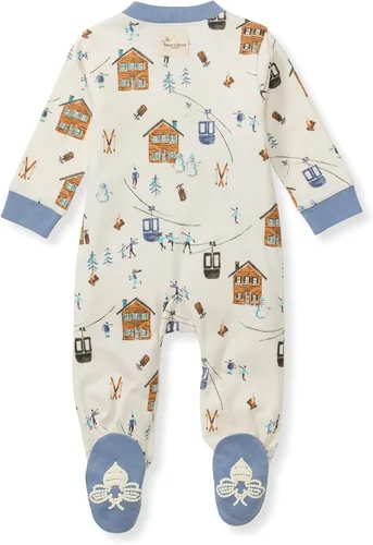 Vista 258 de Burt's Bees Baby - Pijama de una pieza para bebé, mameluco para dormir y jugar, algodón 100% orgánico, cremallera frontal