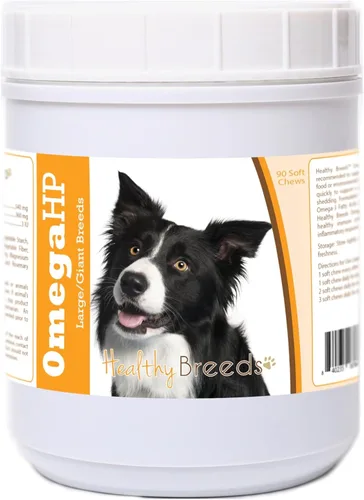 Vista 70 de Healthy Breeds Affenpinscher Omega HP - Masticables suaves para piel y pelaje, 60