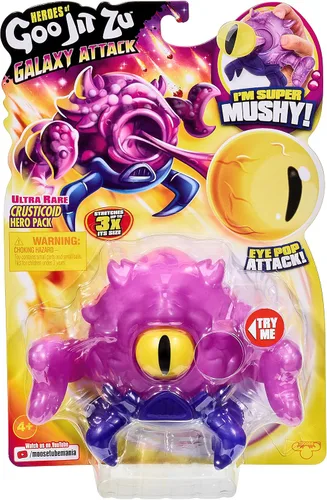 Vista 2 de Heroes of Goo Jit Zu - Crusticoid Ultra Raro, figura de acción de Galaxy Attack, 41212