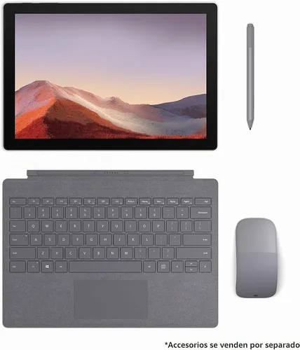 Vista 7 de Tablet Microsoft Surface Pro 7, pantalla táctil de 12.3", Intel Core i7, 16 GB de memoria, unidad de estado sólido de 512 GB Negro mate