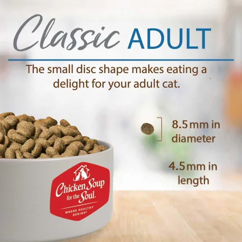 Vista 7 de Chicken Soup for the Soul Natural Premium Alimento seco para gatos adultos, primer ingrediente de carne real, sin subproductos, apoya la salud
