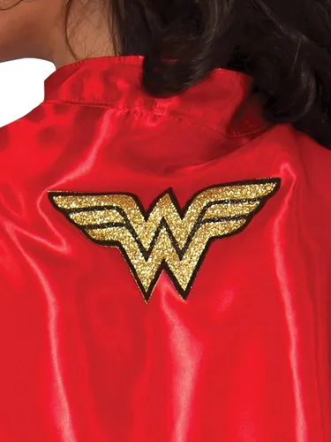 Vista 2 de Rubie's Costume Co - Capa para mujer de superhéroes Dc Wonder Woman