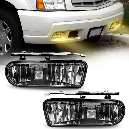 Vista 34 de Luces antiniebla LED y DRL para compatibles con Dodge Dakota 1997 1998 1999 2000/Dodge Durango 1998-2000, un par de luces antiniebla delanteras