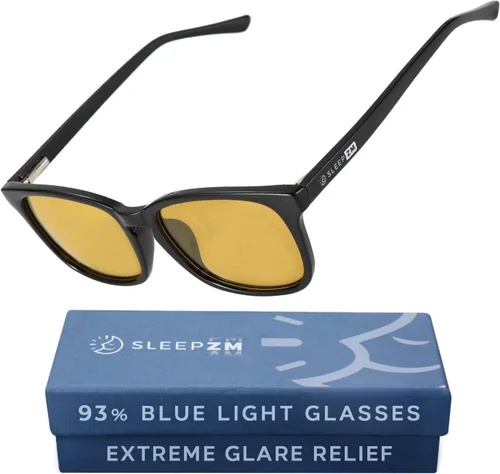 Vista 10 de Sleep ZM Blue Light Blocking & Light Sensitivity Glasses - 14 Lens Types for Comfort, Relaxation, Sleep & Relief