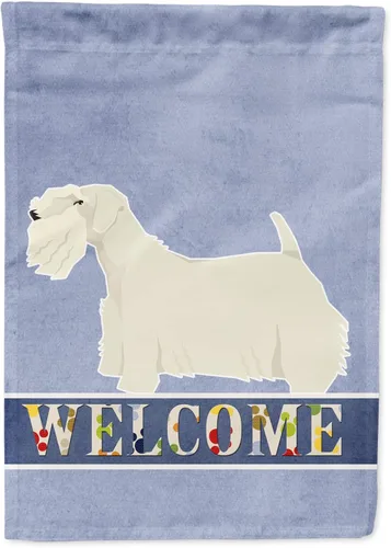 Vista 36 de Caroline's Treasures CK3704GF Bandera de jardín de bienvenida de Akita Shepherd Black and Tan - Bandera decorativa para patio exterior, patio