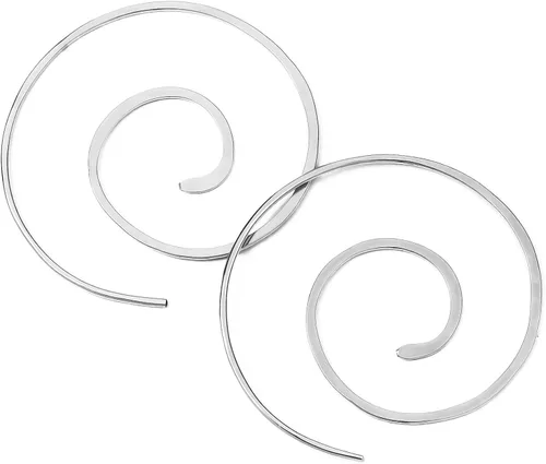 Vista 29 de Aretes de aro finos martillados, elegantes plata esterlina geométrica sólida, relleno de oro y relleno de oro rosa; para mujer por Lotus Stone