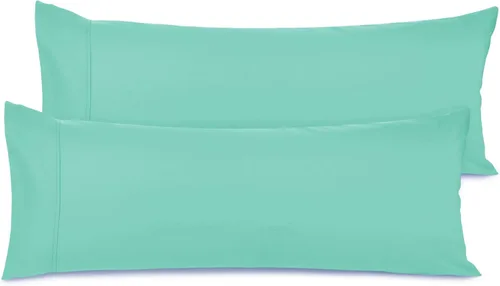 Vista 50 de Nestl - Juego de 2 fundas de almohada de microfibra azul playa tamaño Queen, 20 x 30 pulgadas