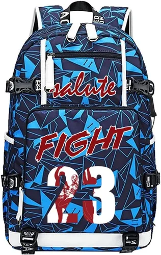 Vista 12 de Basketball Player 23 Multifunction Backpack Travel Daypacks Fans Laptop Bag For Men Wome