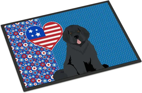 Vista 119 de Caroline's Treasures WDK5119JMAT Airedale Terrier USA - Tapete para interiores o exteriores, 24 x 36 pulgadas, tapete para puerta delantera