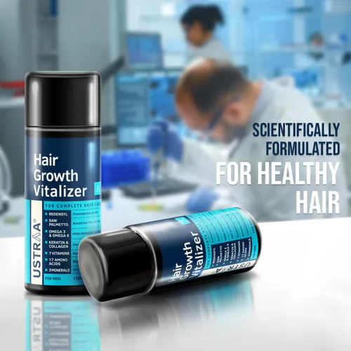 Vista 3 de Ustraa Vitalizador para el crecimiento del cabello, 3.4 fl oz