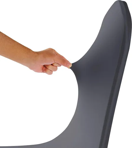 Vista 18 de Funda de elastano para silla, 12 unidades, fundas para silla, fundas para sillas de sala de estar, funda extraíble lavable y elástica para silla