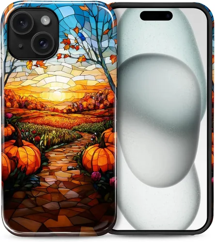 Vista 81 de Funda para iPhone 13 iPhone 14, a prueba de golpes, funda protectora híbrida de 2 capas, doble protección contra caídas, antiarañazos, diseño Rojo