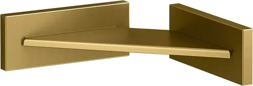 Vista 4 de KOHLER K-23287-BL - Repisa de pie cuadrado, construcción de metal premium, resistente a la corrosión, repisa de afeitado, negro mate