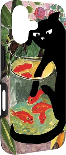 Vista 3 de Matisse's Goldfish and A Cat Case for iPhone 17