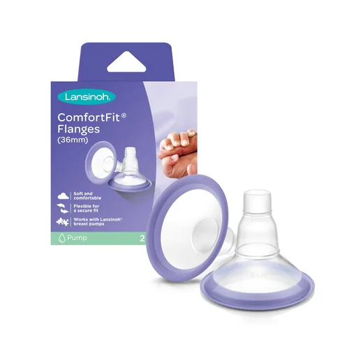 Vista 8 de Lansinoh ComfortFit Bridas para extractor de leche, tamaño 0.827 in, 2
