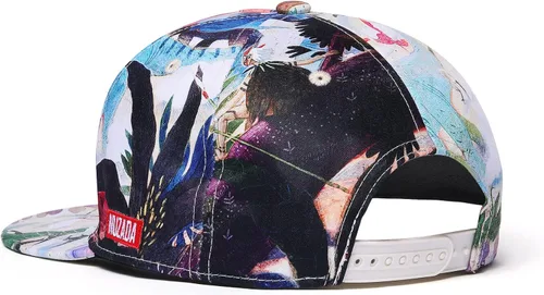 Vista 7 de NUZADA Gorra de béisbol para hombre, gorra de béisbol con visera plana, tamaño ajustable, ala de corcho