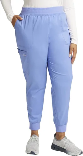 Vista 8 de Cherokee WW Revolution - Pantalones deportivos para mujer, tiro medio Negro