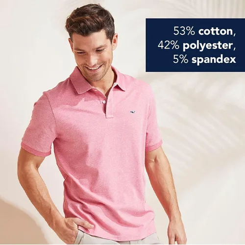 Vista 3 de vineyard vines Polo Edgartown Pique para hombre