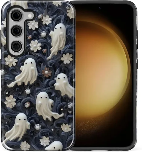 Vista 68 de Funda compatible con Samsung Galaxy S23, funda híbrida de protección rígida de 2 capas, a prueba de golpes, funda protectora resistente para Lata