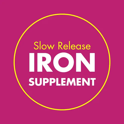 Vista 7 de SlowMag Muscle Heart Cloruro de magnesio Calcio 120 unidades y Slow Fe 45mg Suplemento de deficiencia de hierro 60