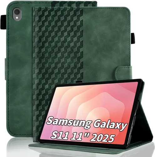Vista 54 de Funda para Samsung Galaxy Tab S6 Lite 2024/2022/2020 de 10.4 pulgadas SM-P620/P625/P610/P613/P615/P619 de piel sintética, funda magnética con Negro