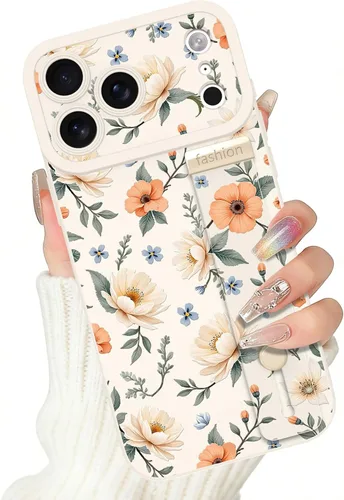 Vista 12 de ZIYE Funda para iPhone 13 con tarjetero, funda tipo cartera, antiarañazos, doble capa, bolsillo oculto, a prueba de golpes, compatible con iPhone 13