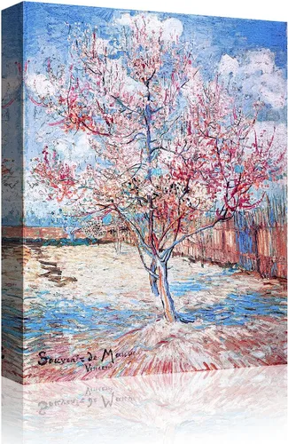 Vista 54 de IPIC - Campo de trigo con cuervos, reproducción artística de Vincent Van Gogh. Lienzo de giclée para decoración del hogar 10#F (20 x 16)