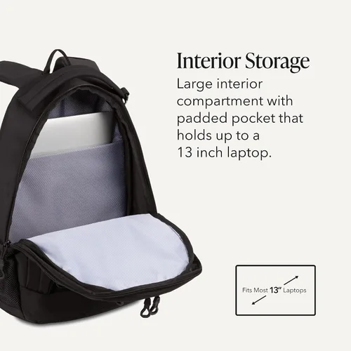 Vista 4 de SwissGear 1186 Travel Gear Mochila Bungee Ligera, Negro, 17 pulg.