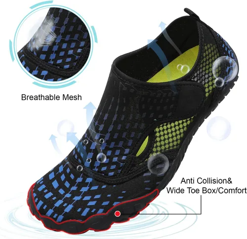 Vista 2 de Centipede Demon - Zapatos de agua para natación para mujeres y hombres, de secado rápido, descalzos, tenis acuáticos para playa, senderismo, buceo
