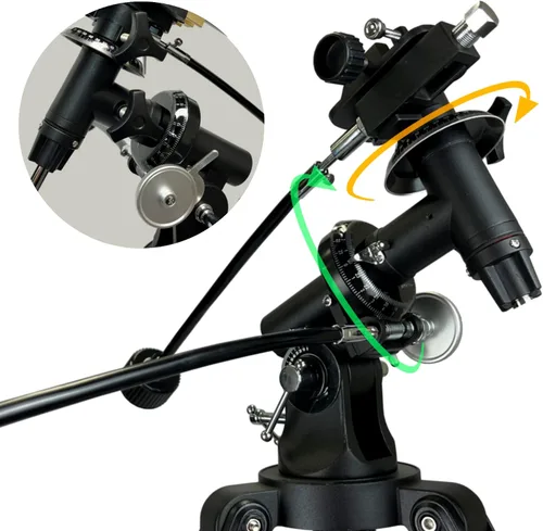 Vista 7 de SpectrumOI Telescopio para niños, telescopio para adultos, regalos de astronomía, telescopio para niños de 8 a 12 años, telescopio reflector