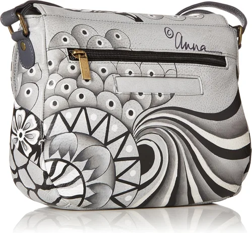 Vista 2 de Anna by Anuschka Hand Painted Leather Women's Flap Crossbody