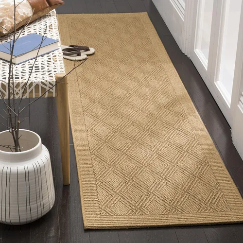 Vista 22 de SAFAVIEH Palm Beach Collection - Alfombra decorativa de 2 x 3 pies, diseño de ceniza, sisal y yute, ideal para zonas de alto tráfico en entrada