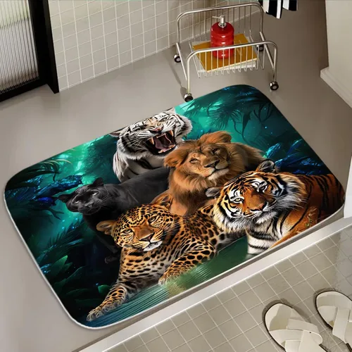 Vista 21 de Alfombra de baño de terciopelo coral con diseño náutico de tortugas marinas, animales de playa, tapete de ducha antideslizante para baño de océano