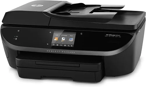 Vista 6 de HP OfficeJet 8040 (F5A16A) impresora de fotos inalámbrica con impresión desde celular y organizador + tinta instantánea, Negro
