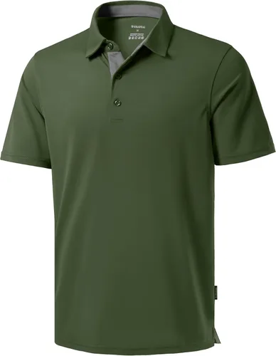 Vista 13 de Polo de golf para hombre, secado rápido, absorbe la humedad, manga corta A-Negro