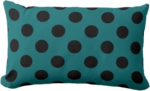 Vista 59 de Fundas de almohada de lunares negros sobre beige de 16 x 16 pulgadas, fundas de almohada decorativas rústicas y cuadradas para decoración del sofá