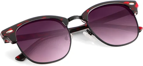 Vista 60 de KALIYADI Gafas de sol polarizadas para hombres y mujeres, marco semi sin montura, para conducir con bloqueo UV A01-(1 Pack) Tortuga Mate G15
