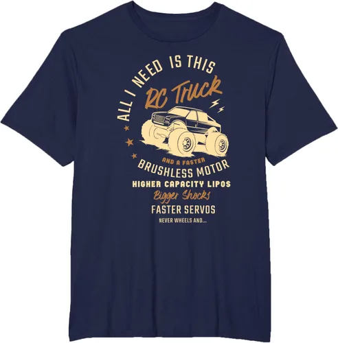 Vista 15 de Todo lo que necesito es este camión RC y una camiseta sin escobillas más rápida RC Motor Negro
