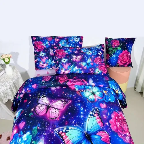 Vista 16 de Bodhi Juego de edredón deportivo 3D de baloncesto para adolescentes y niños, juego de ropa de cama de microfibra suave con fundas de almohada 4003
