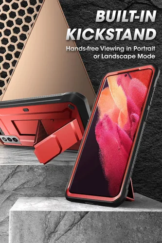 Vista 3 de SUPCASE, Unicorn Beetle Pro Series - Funda diseñada para Samsung Galaxy S21 5G (lanzamiento 2021),Funda robusta de doble capa, con función