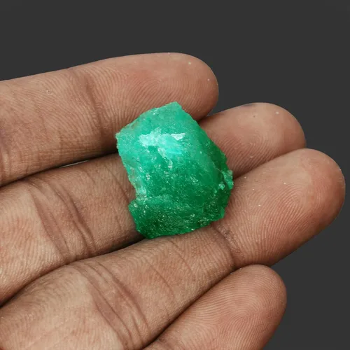 Vista 4 de GEMHUB Piedras preciosas sueltas para la fabricación de joyas, 10-980 quilates, esmeralda verde cruda, piedras naturales Cristal y piedras curativas