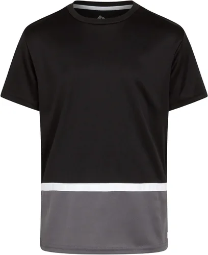 Vista 5 de RBX Conjunto de pantalones cortos activos para niños camiseta de rendimiento, camiseta sin mangas y pantalones cortos de gimnasio (4-12)