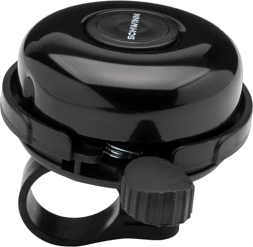 Vista 3 de Timbre de Bicicleta Clásico Negro de Schwinn, Accesorios para Bicicleta, Bicicletas para Niños y Adultos, Fácil Instalación, Sonido Fuerte y Nítido