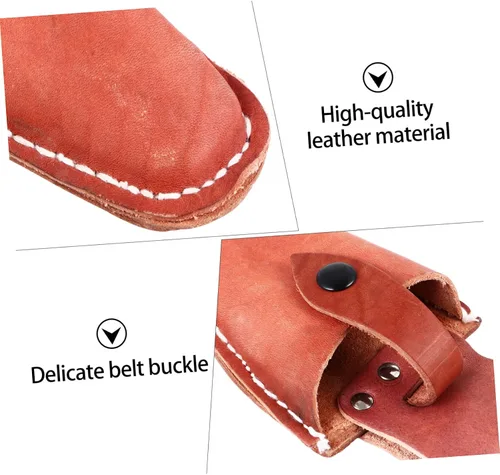 Vista 6 de DOITOOL Bolsa de podadora de jardín, herramienta de peluquería para el cabello, tijeras de tijera, protector de vaina de poda, cinturón