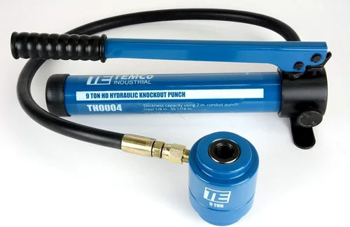 Vista 7 de TEMCo Kit de perforadora hidráulica hidráulico Knockout TH0004 – Conducto eléctrico Juego de herramientas con perforadora