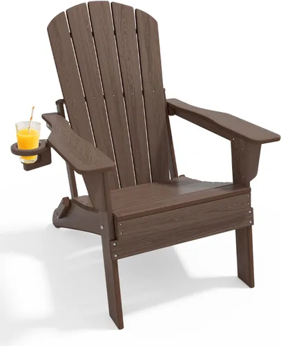 Vista 24 de HDPE Silla Adirondack plegable, Aruba