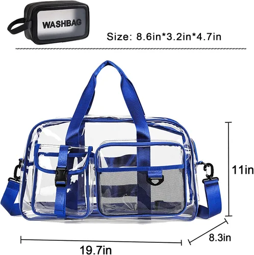 Vista 365 de Pequeña bolsa de gimnasio para mujer, bolsa de viaje con compartimento para zapatos