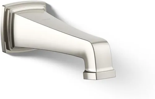 Vista 13 de KOHLER 27406-BL Riff - Boquilla de baño para montaje en pared con desviador y conexión deslizante, grifo de bañera, color negro mate
